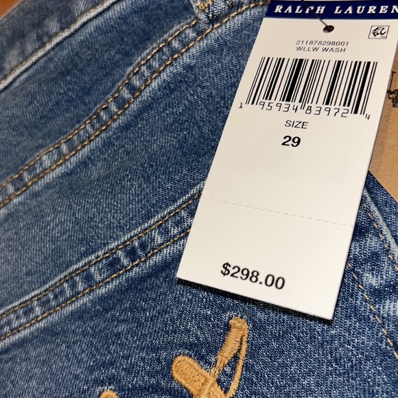 Ralph Lauren Sport Women Equestrian Riding Patch Jeans - Picture 4 of 12